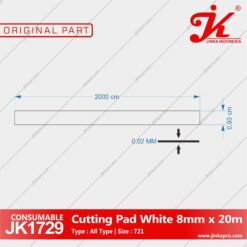 JK1729 - Cutting Pad - White (8 mm x 20 m)